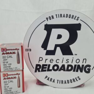 Punta Hornady A-MAX cal 22 52gr