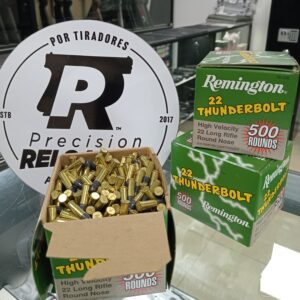 Munición Remington 22 LR 40 gr Thunderbolt x 500
