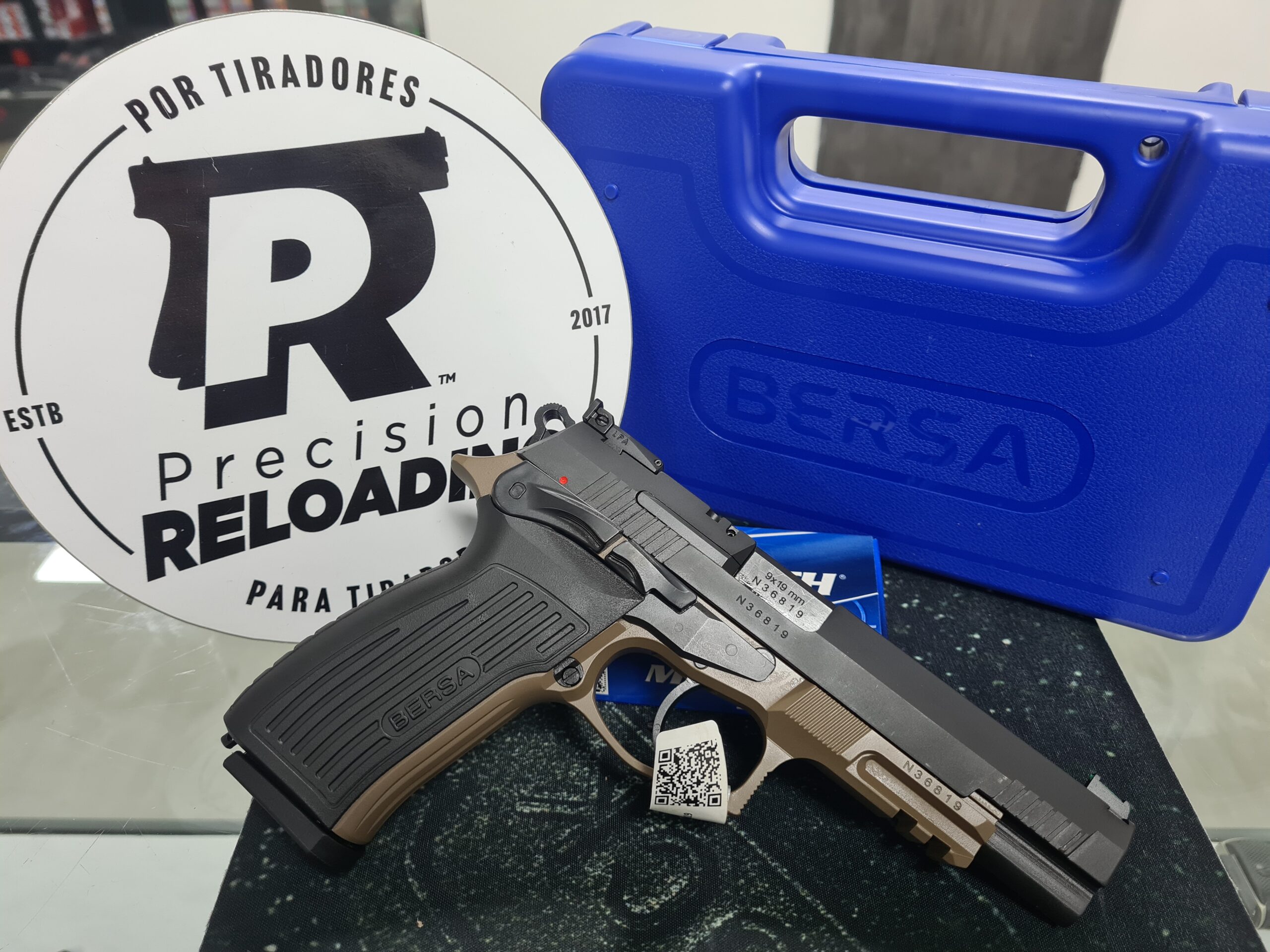 Pistola Bersa TPR9T con mira LPA - Image 2