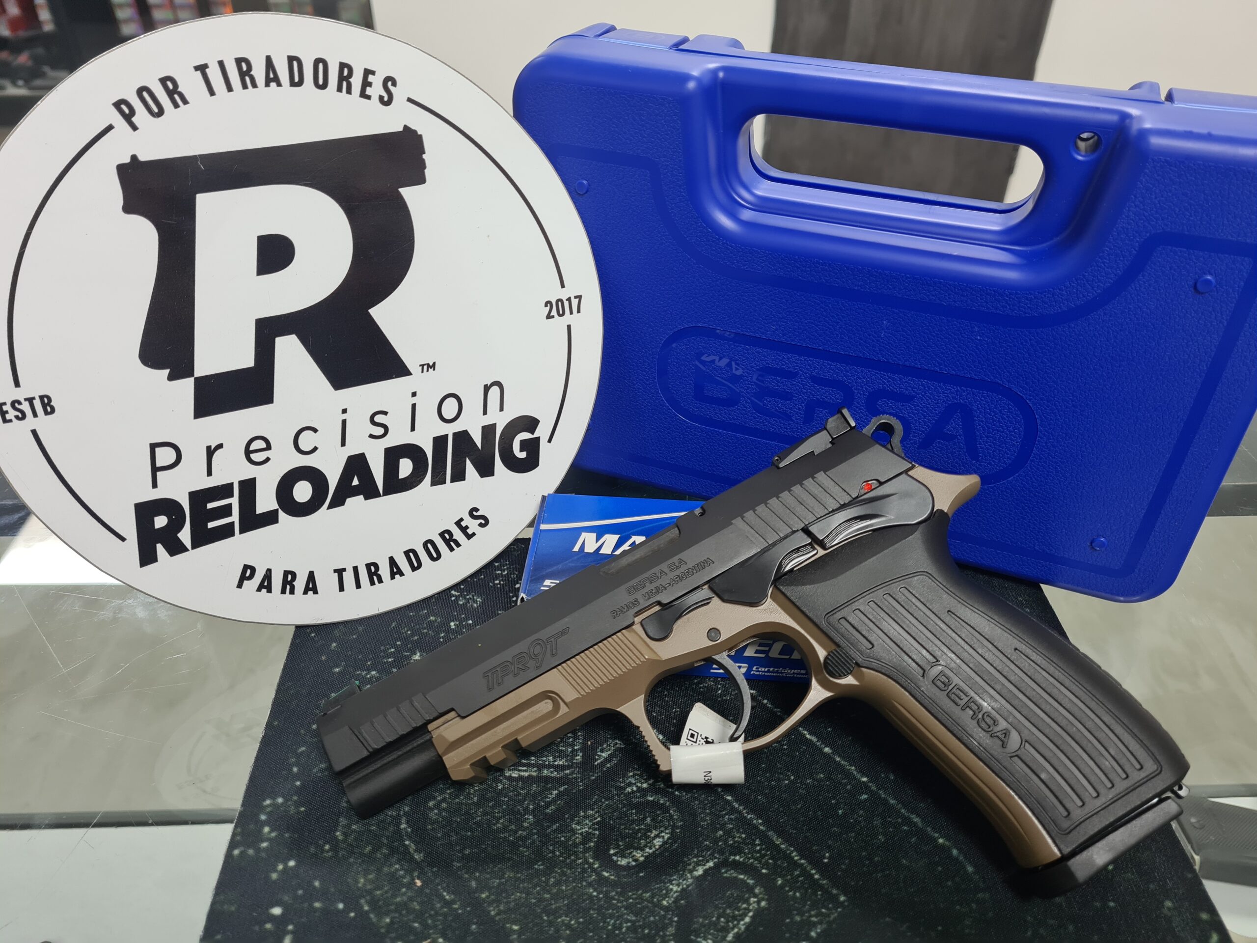 Pistola Bersa TPR9T con mira LPA