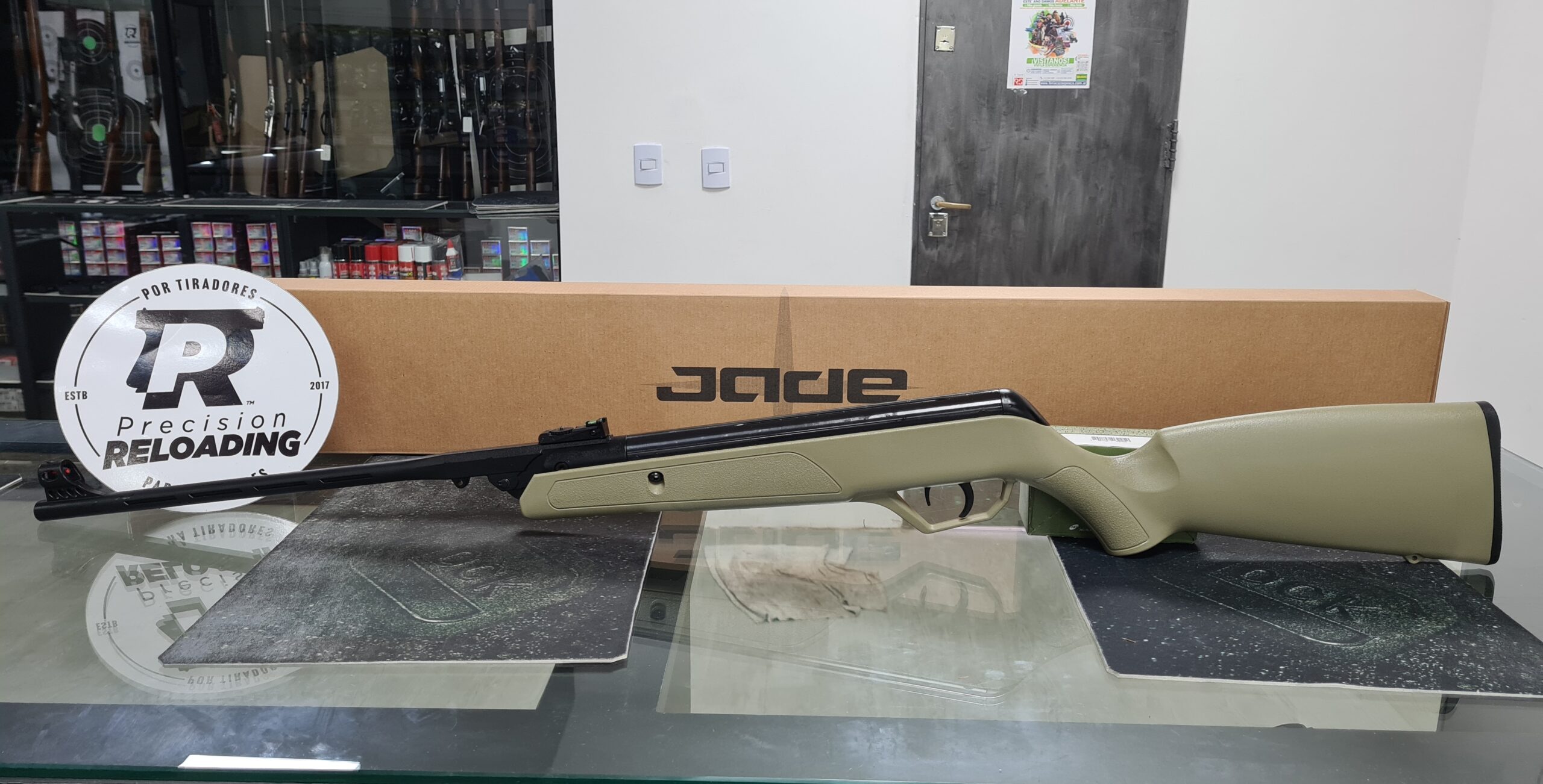 Rifle de Aire Jade AG11 Verde claro Calibre 22 (5,5mm) - Image 2