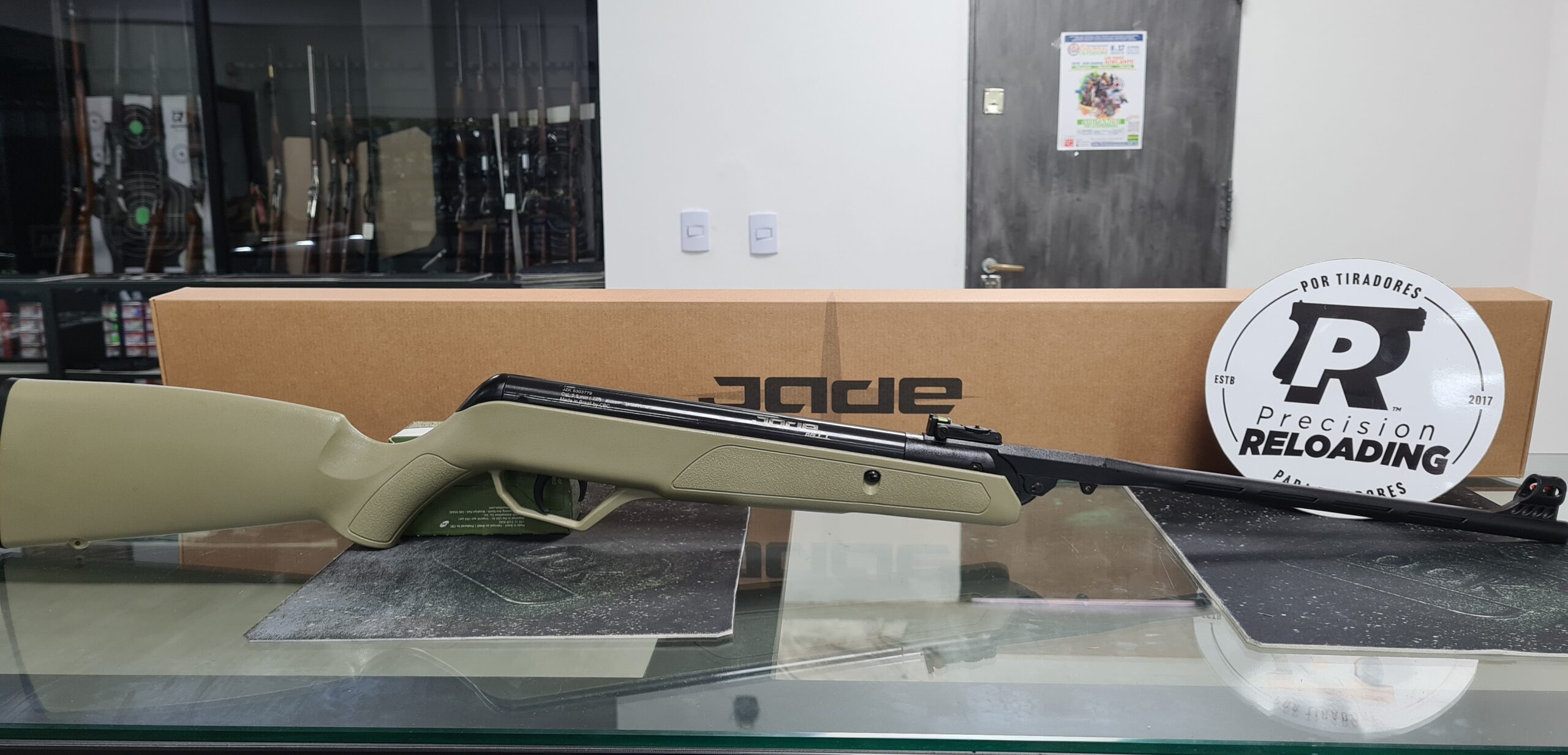 Rifle de Aire Jade AG11 Verde claro Calibre 22 (5,5mm)