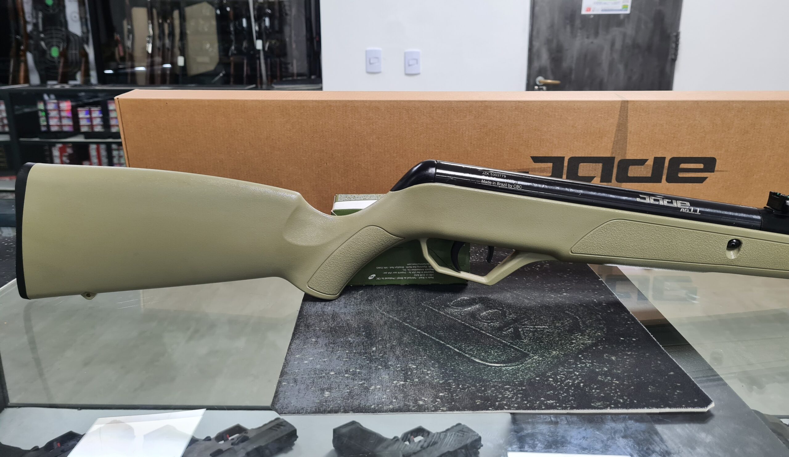 Rifle de Aire Jade AG11 Verde claro Calibre 22 (5,5mm) - Image 3