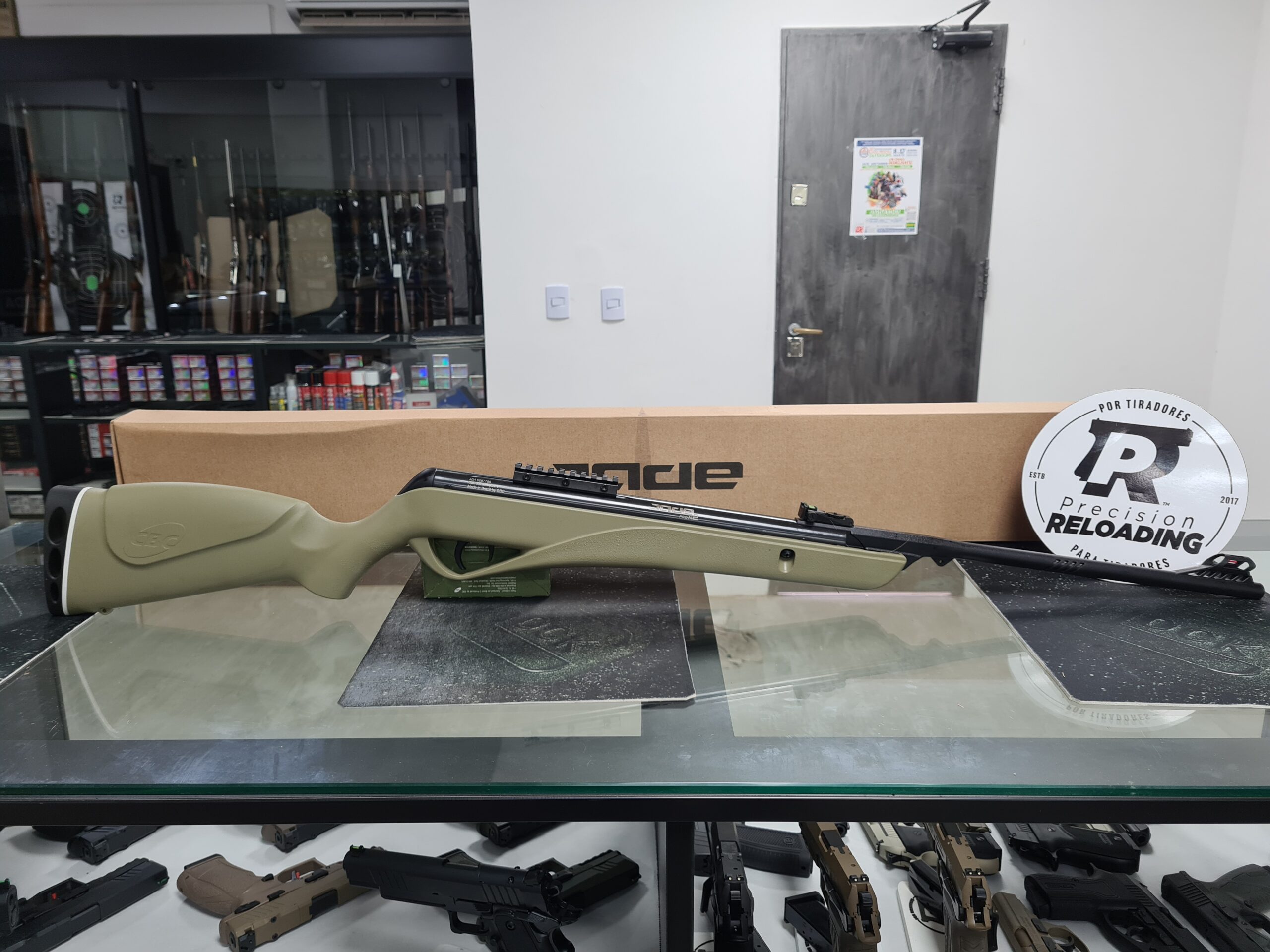 Rifle de Aire Jade N2 Pro Verde Claro Calibre 22 (5,5mm)
