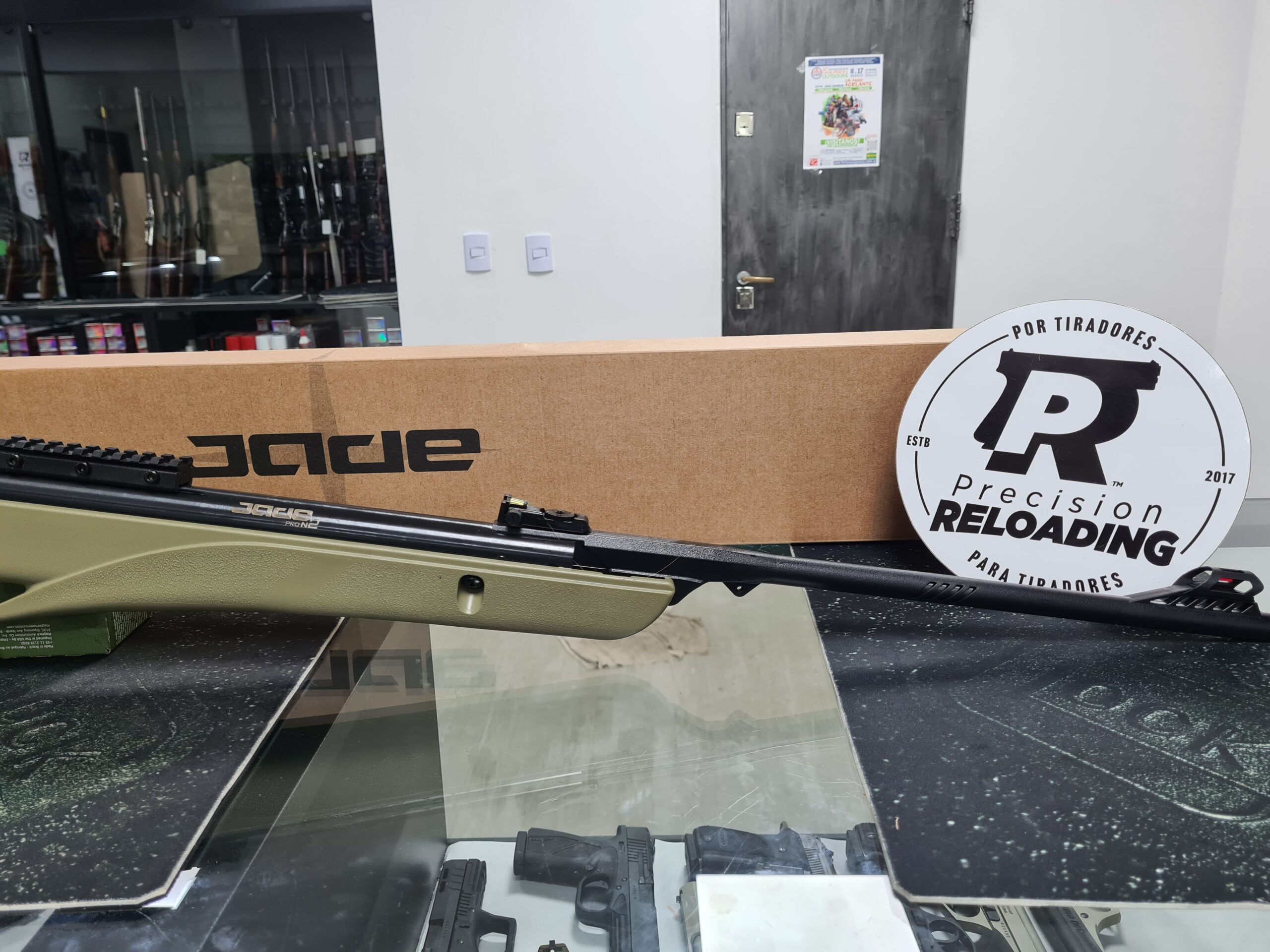 Rifle de Aire Jade N2 Pro Verde Claro Calibre 22 (5,5mm) - Image 4