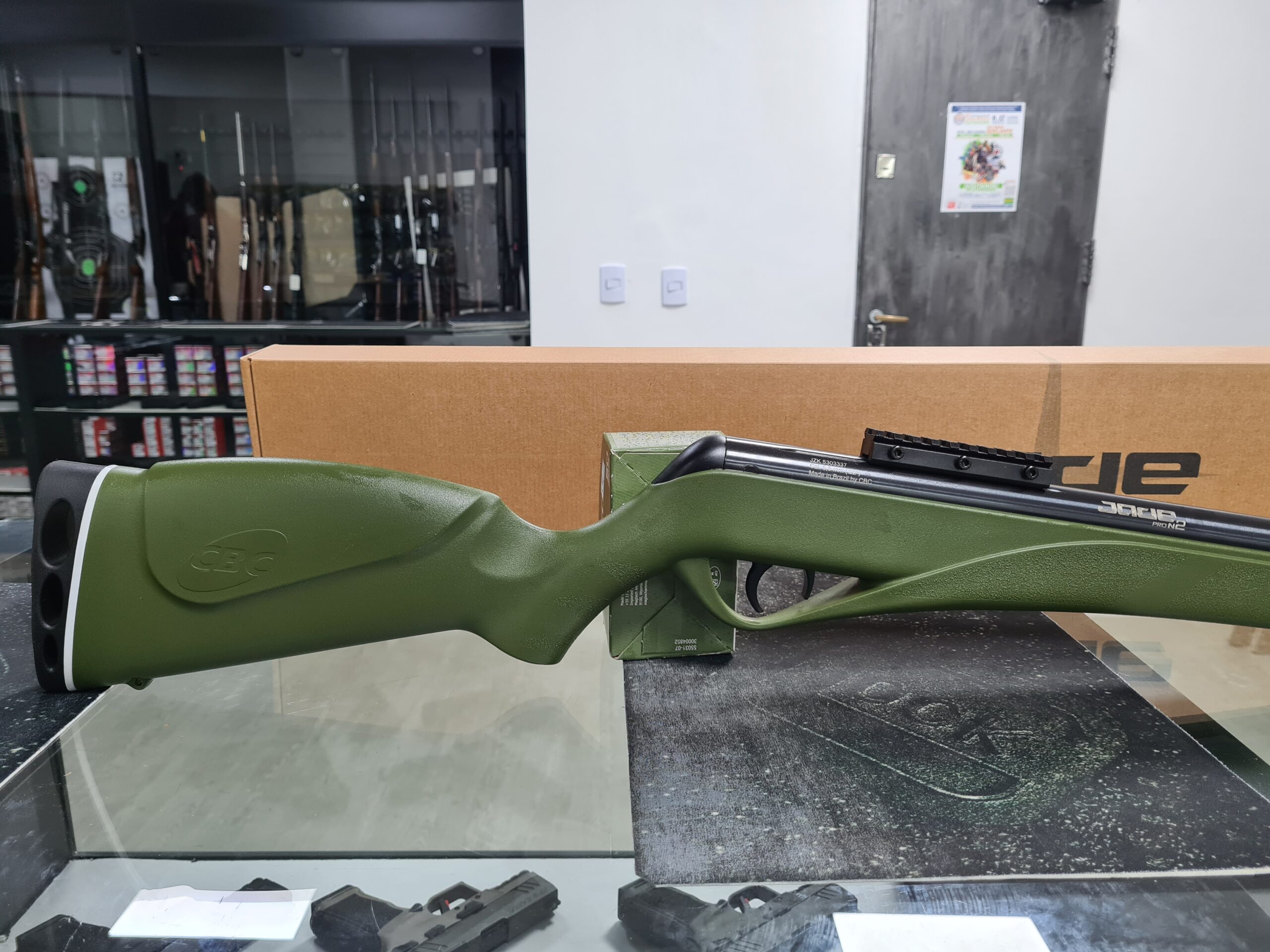 Rifle de aire Jade N2 Pro Verde Calibre 22 (5,5mm) - Image 3