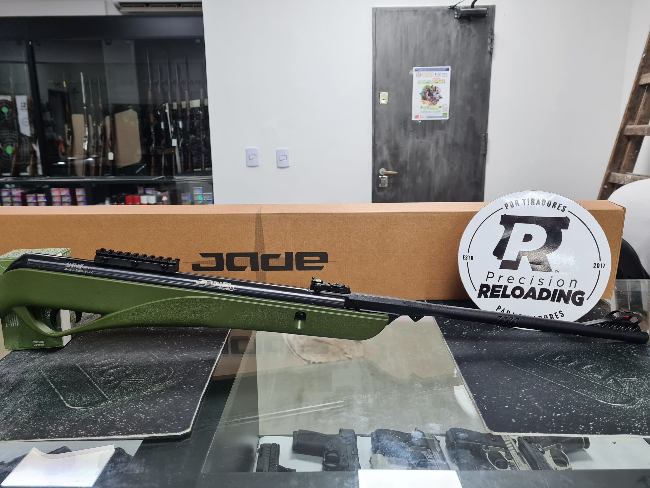Rifle de aire Jade N2 Pro Verde Calibre 22 (5,5mm) - Image 4