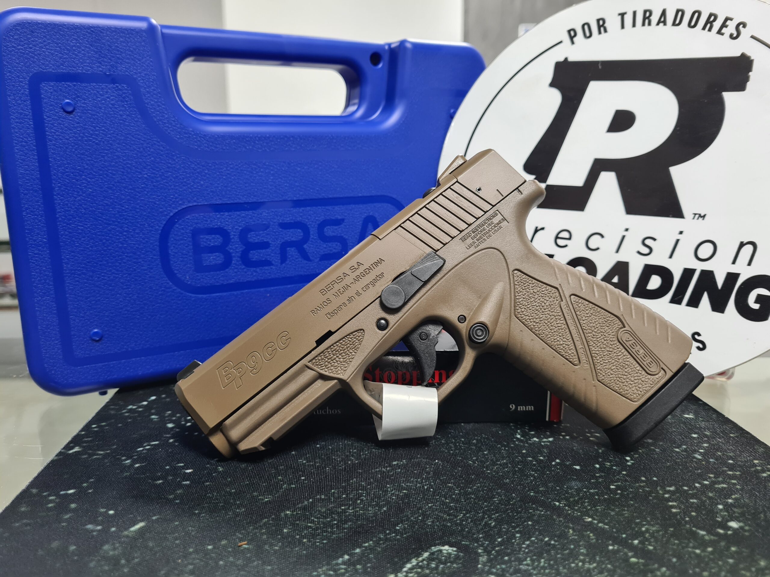 Pistola Bersa BP9CC Optic Ready FDE Calibre 9mm
