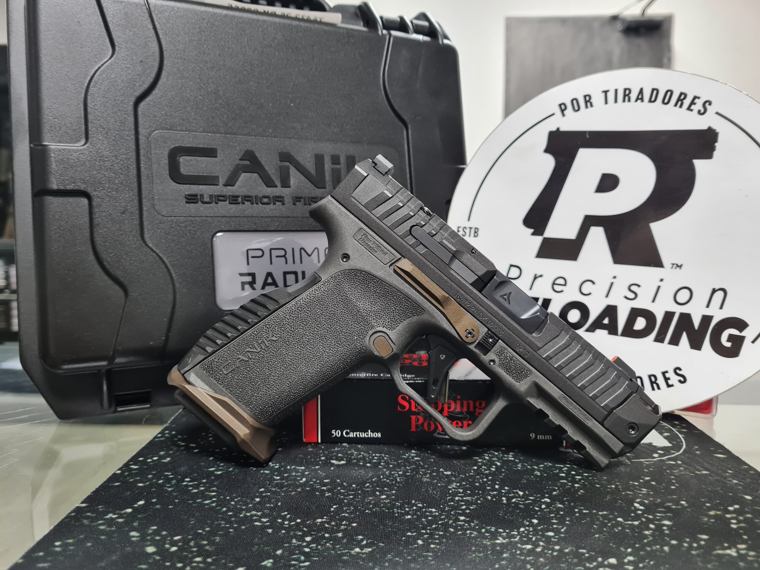 Pistola Canik Prime Radian Gris Calibre 9mm - Image 2