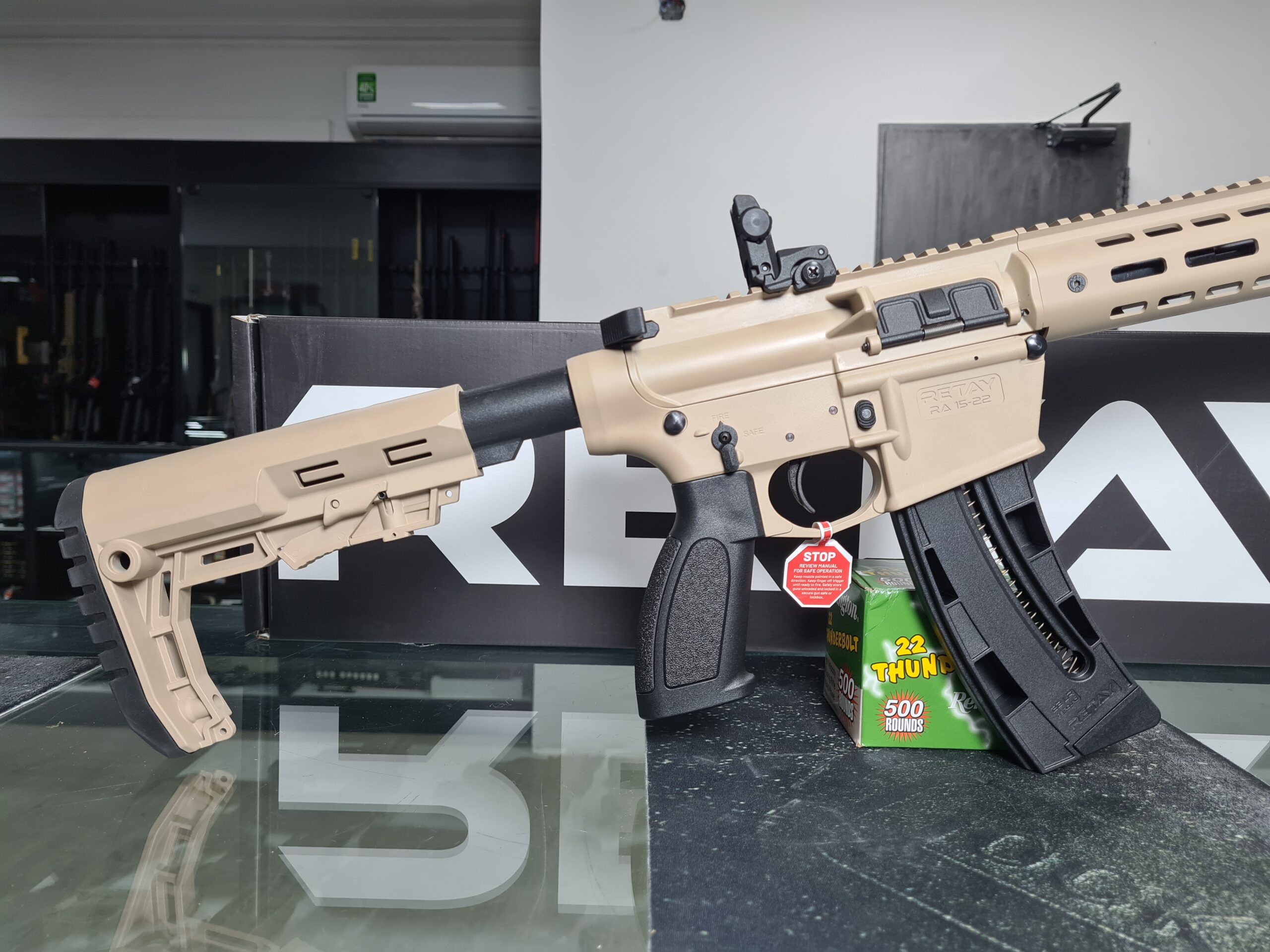 Carabina Retay Ra 15-22 FDE Calibre 22lr - Image 3